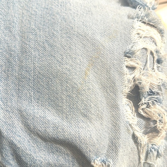 AG Adriano Goldschmied The Isabelle High Rise Straight Leg Denim Distressed Jean - Picture 13 of 13